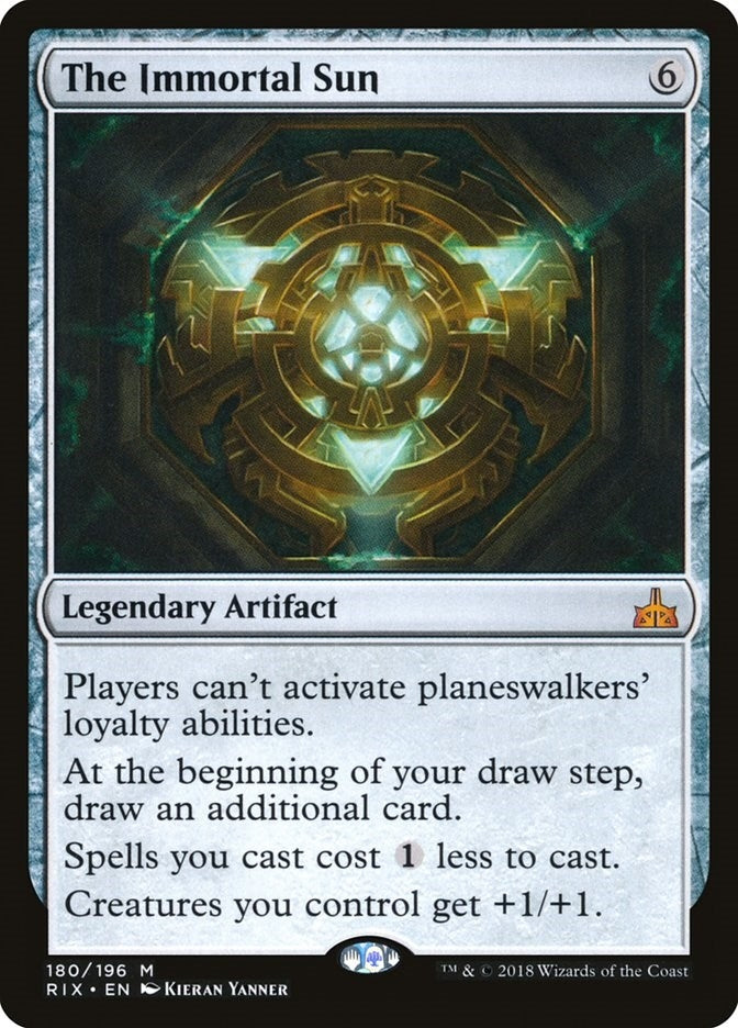 Image for The Immortal Sun (180) (RIX) - Magic: The Gathering