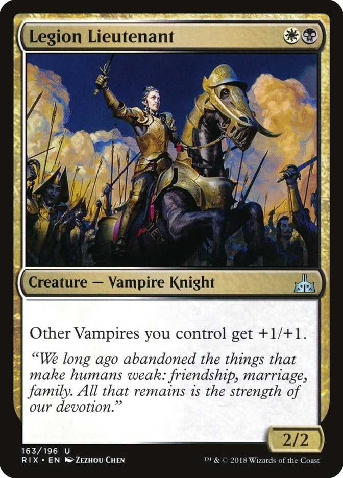Image for Legion Lieutenant (163) (RIX) - Magic: The Gathering