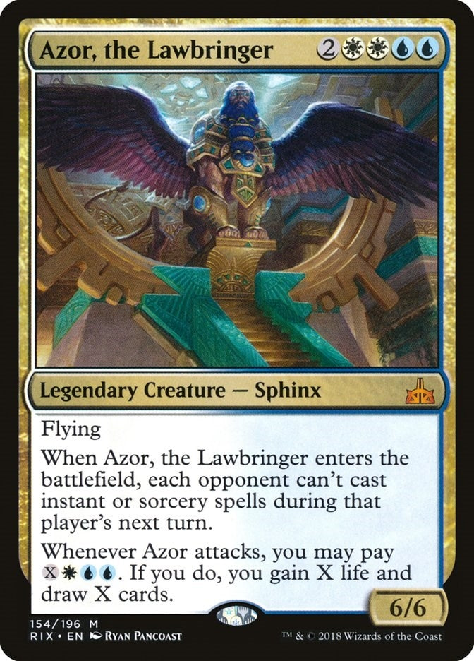 Image for Azor, the Lawbringer (154) (RIX) - Magic: The Gathering