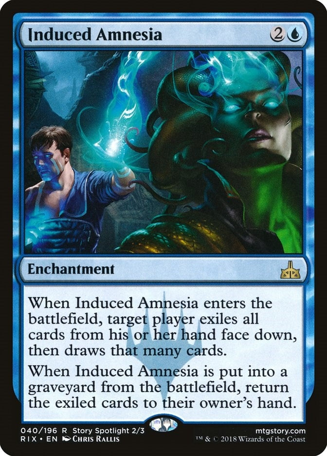 Image for Induced Amnesia (40) (RIX) - Magic: The Gathering