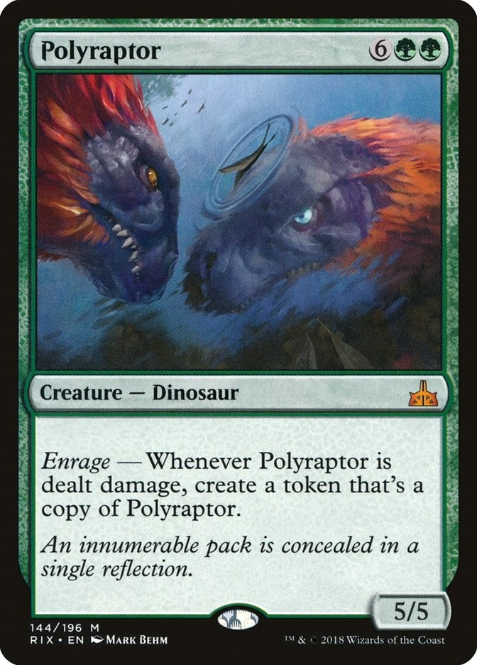 Image for Polyraptor (144) (RIX) - Magic: The Gathering