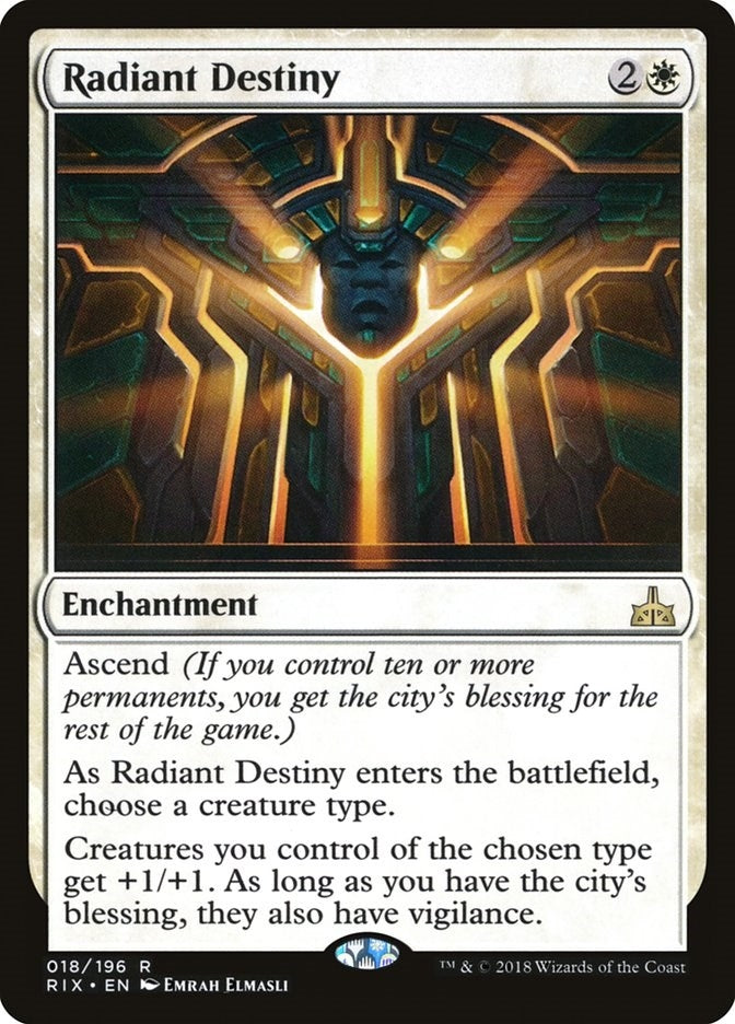 Image for Radiant Destiny (18) (RIX) - Magic: The Gathering