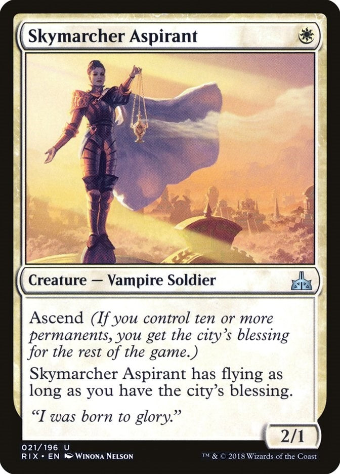 Image for Skymarcher Aspirant (21) (RIX) - Magic: The Gathering