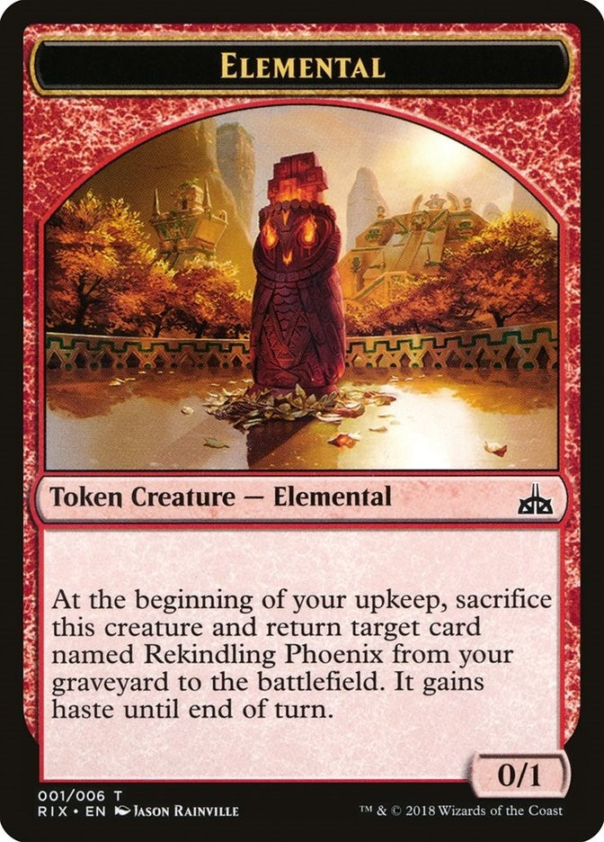 Image for Elemental Token (001) (1) (RIX) - Magic: The Gathering
