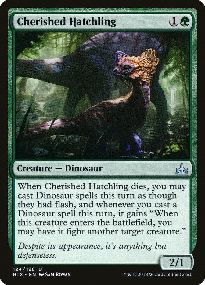 Image for Cherished Hatchling (124) (RIX) - Magic: The Gathering