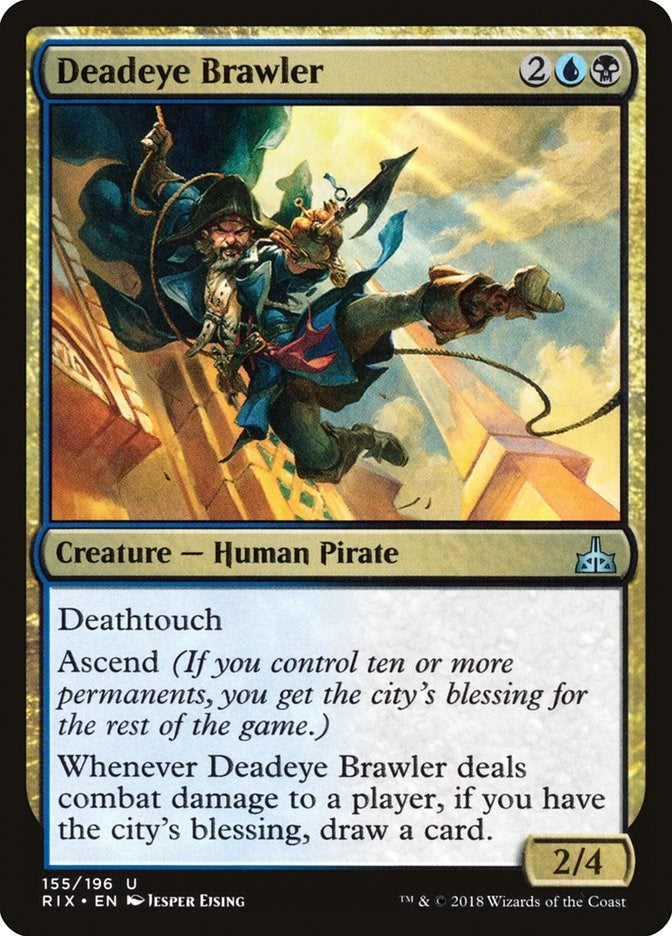 Image for Deadeye Brawler (155) (RIX) - Magic: The Gathering