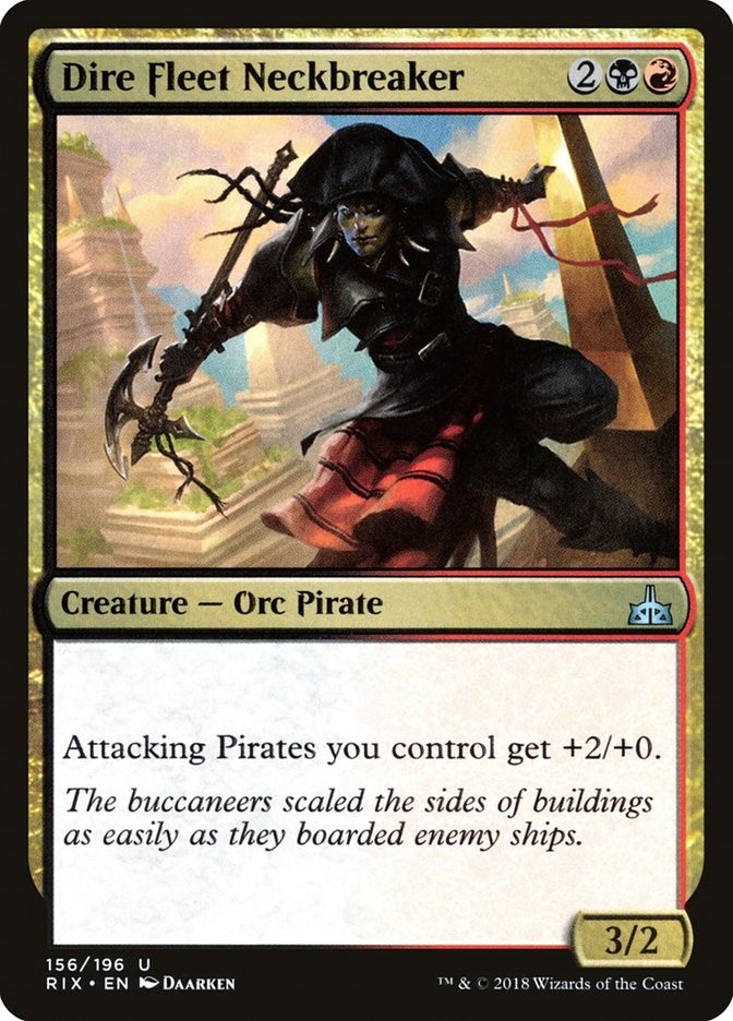 Image for Dire Fleet Neckbreaker (156) (RIX) - Magic: The Gathering