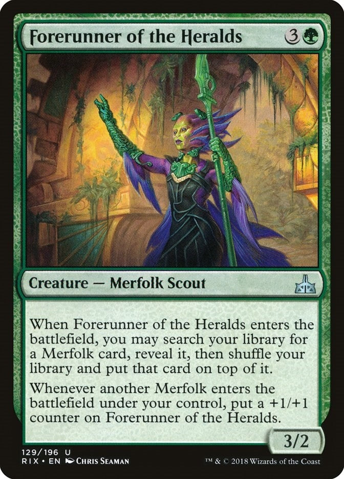 Image for Forerunner of the Heralds (129) (RIX) - Magic: The Gathering