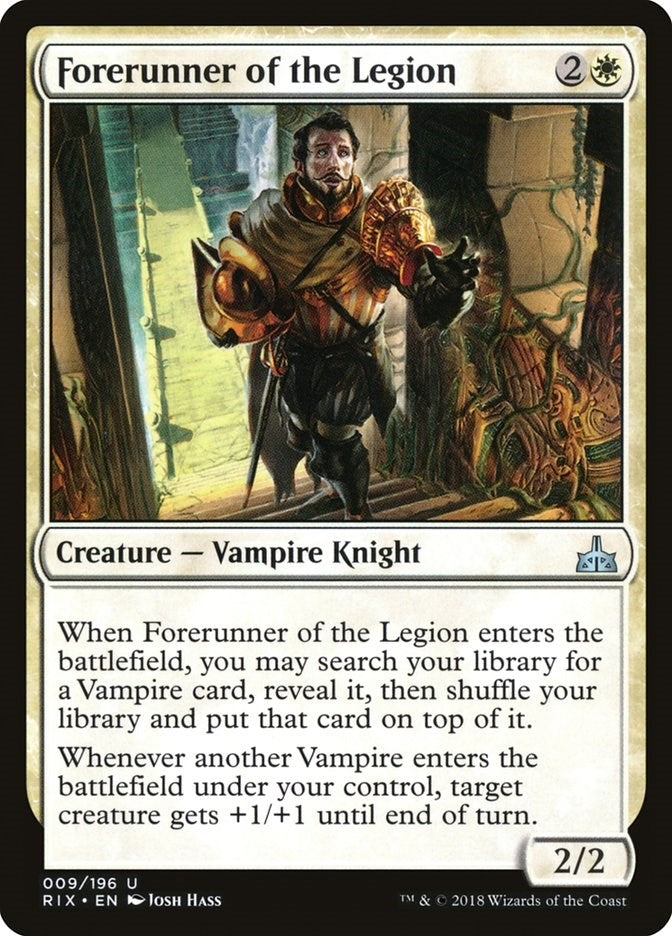 Image for Forerunner of the Legion (9) (RIX) - Magic: The Gathering