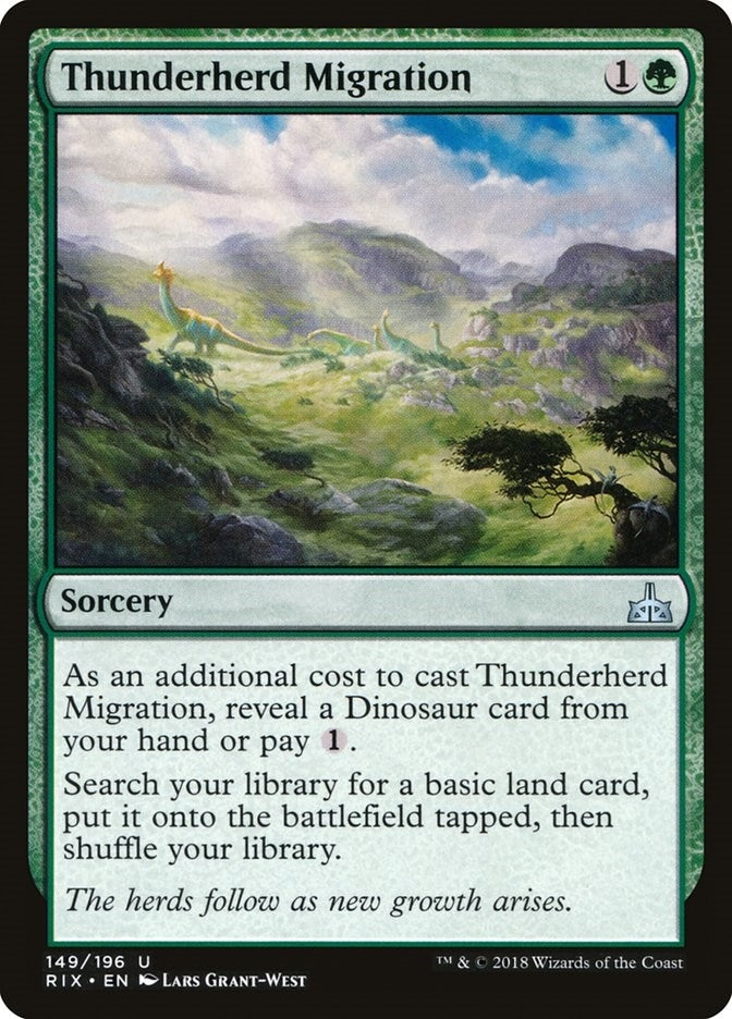 Image for Thunderherd Migration (149) (RIX) - Magic: The Gathering