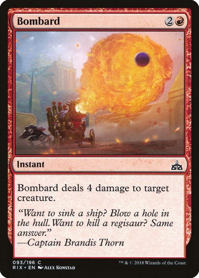 Image for Bombard (93) (RIX) - Magic: The Gathering