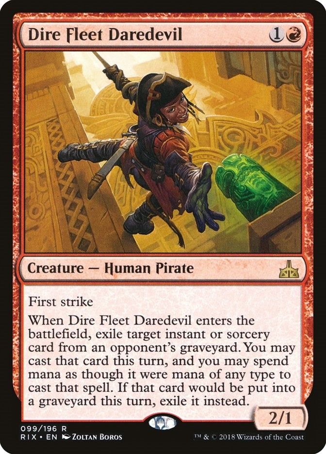 Image for Dire Fleet Daredevil (99) (RIX) - Magic: The Gathering