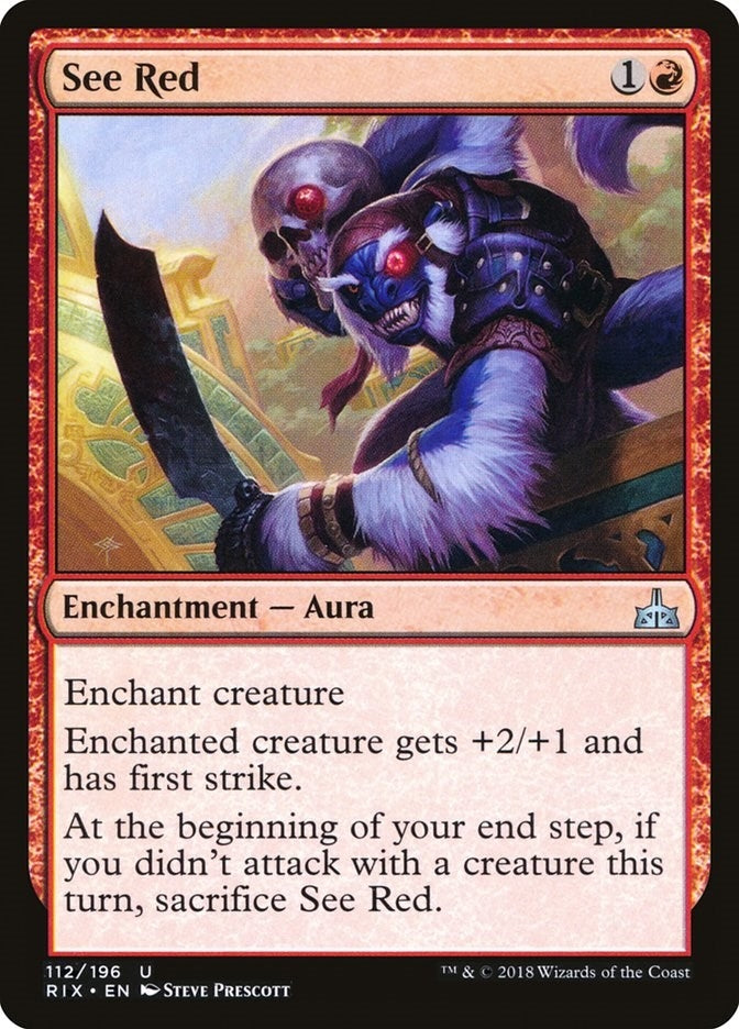 Image for See Red (112) (RIX) - Magic: The Gathering