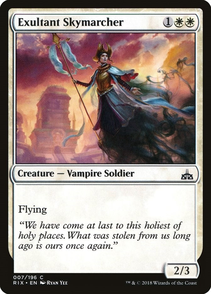 Image for Exultant Skymarcher (7) (RIX) - Magic: The Gathering