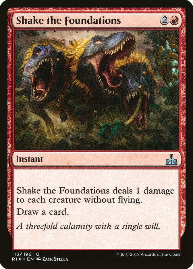 Image for Shake the Foundations (113) (RIX) - Magic: The Gathering