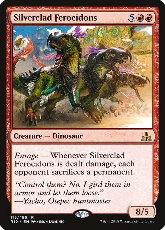 Image for Silverclad Ferocidons (115) (RIX) - Magic: The Gathering
