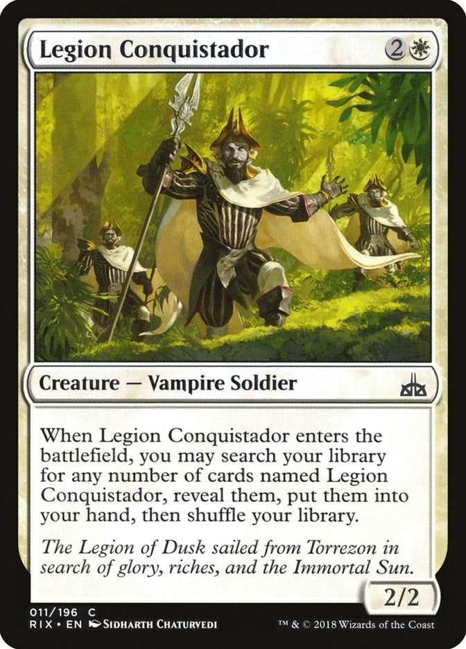 Image for Legion Conquistador (11) (RIX) - Magic: The Gathering