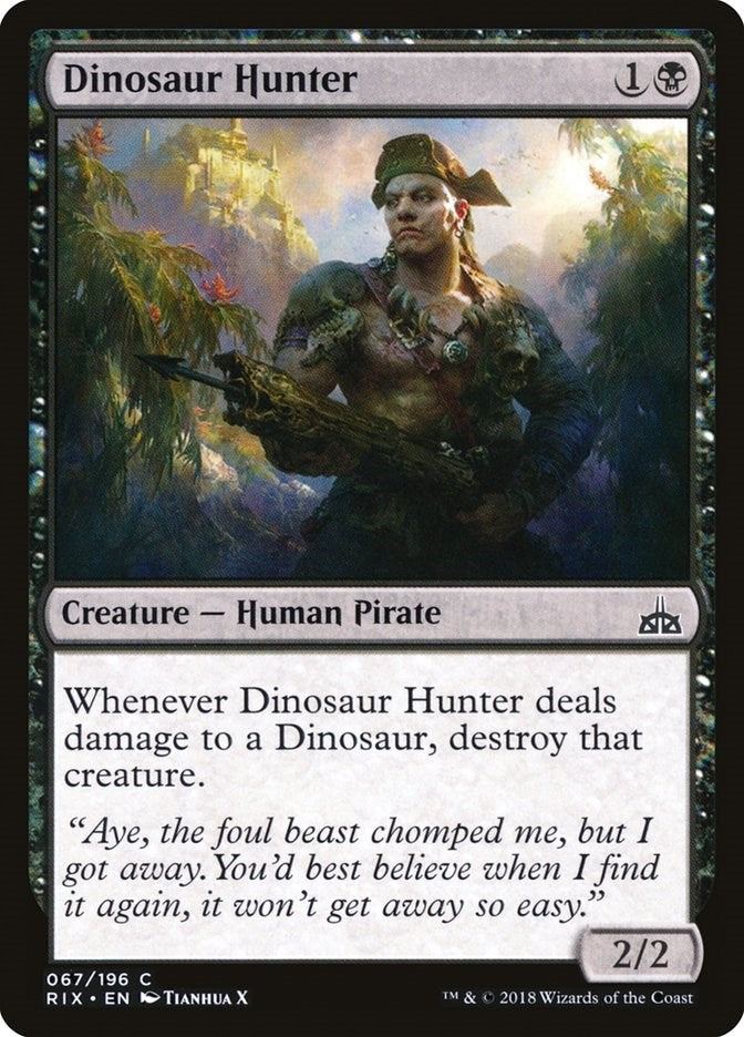 Image for Dinosaur Hunter (67) (RIX) - Magic: The Gathering