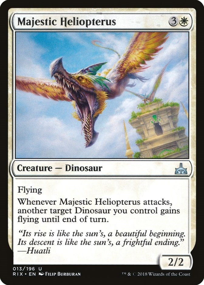 Image for Majestic Heliopterus (13) (RIX) - Magic: The Gathering