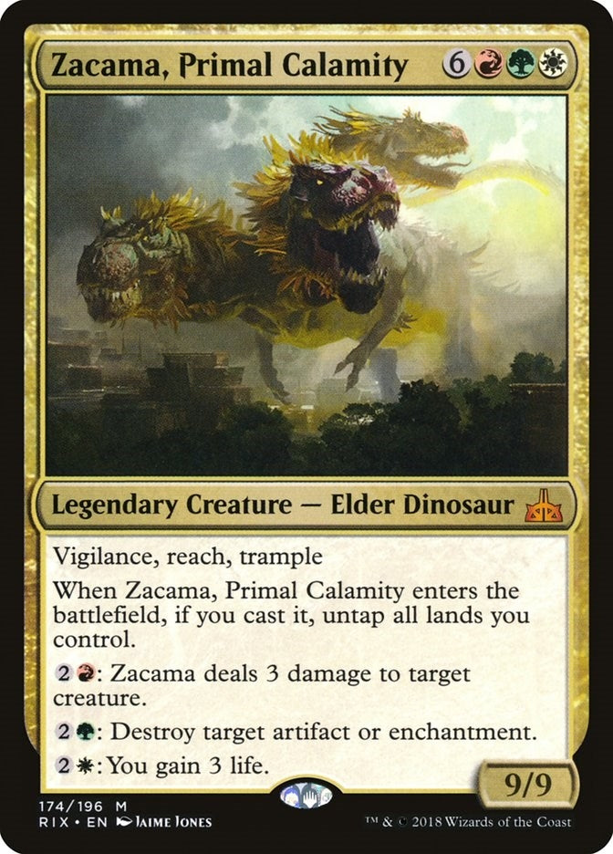Image for Zacama, Primal Calamity (174) (RIX) - Magic: The Gathering