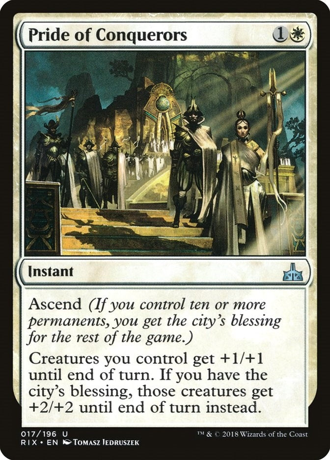 Image for Pride of Conquerors (17) (RIX) - Magic: The Gathering