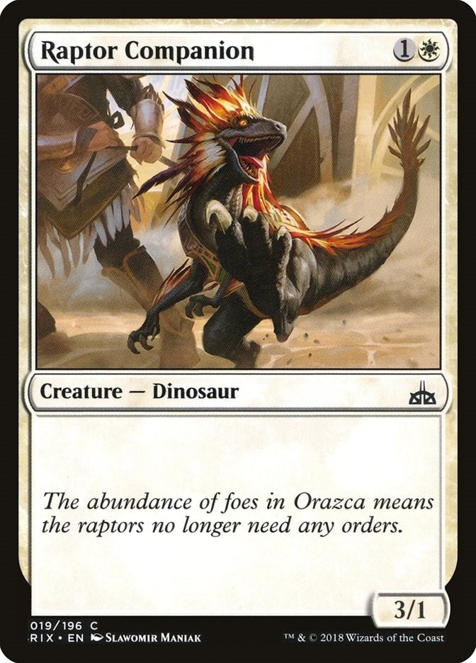 Image for Raptor Companion (19) (RIX) - Magic: The Gathering
