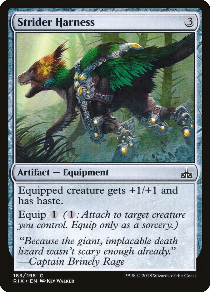 Image for Strider Harness (183) (RIX) - Magic: The Gathering