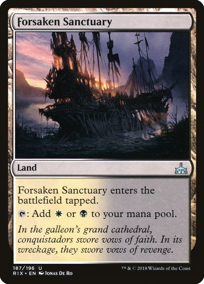 Image for Forsaken Sanctuary (187) (RIX) - Magic: The Gathering