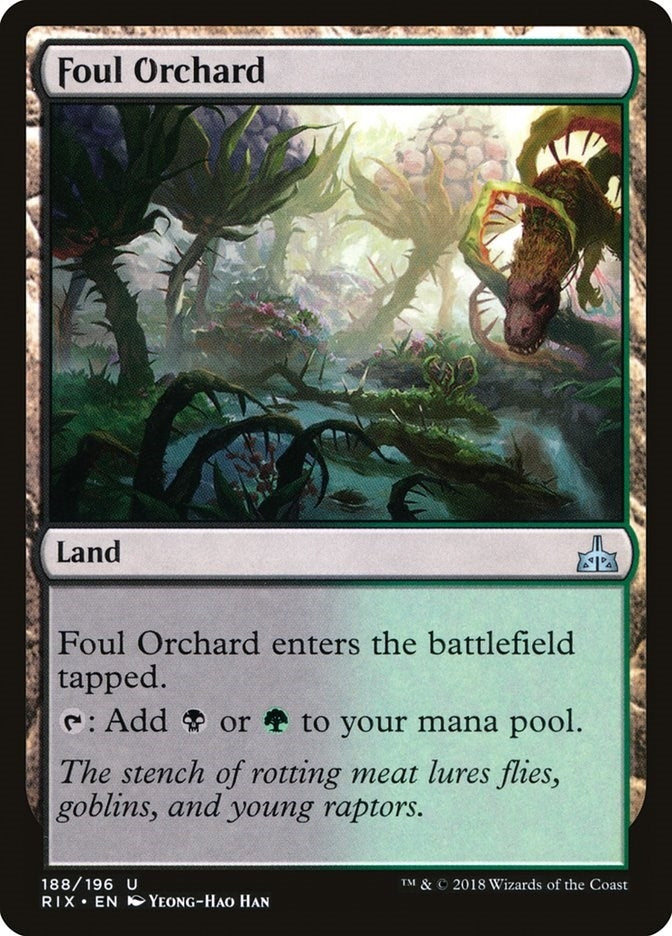 Image for Foul Orchard (188) (RIX) - Magic: The Gathering