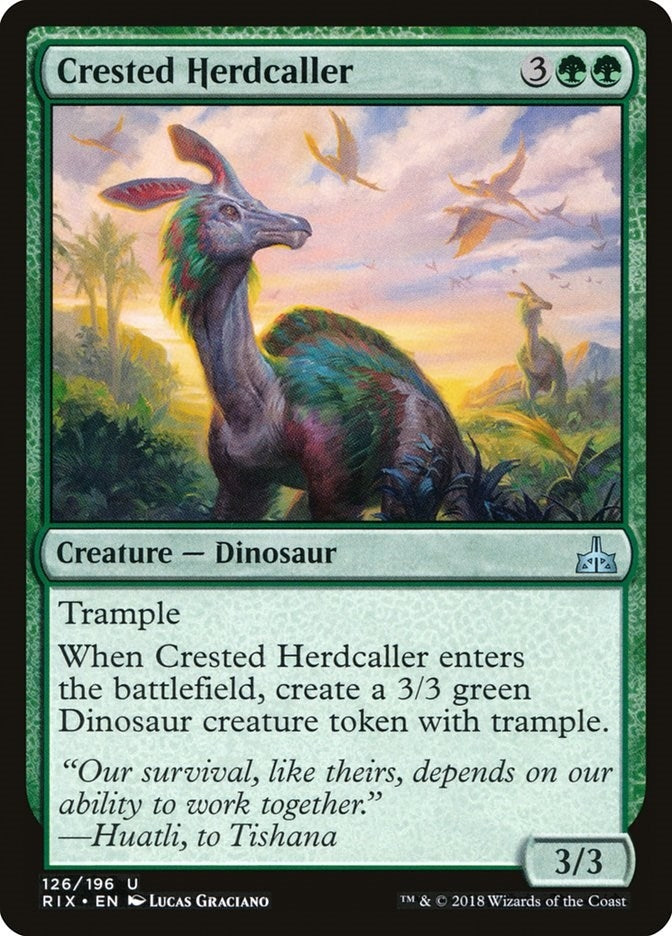 Image for Crested Herdcaller (126) (RIX) - Magic: The Gathering