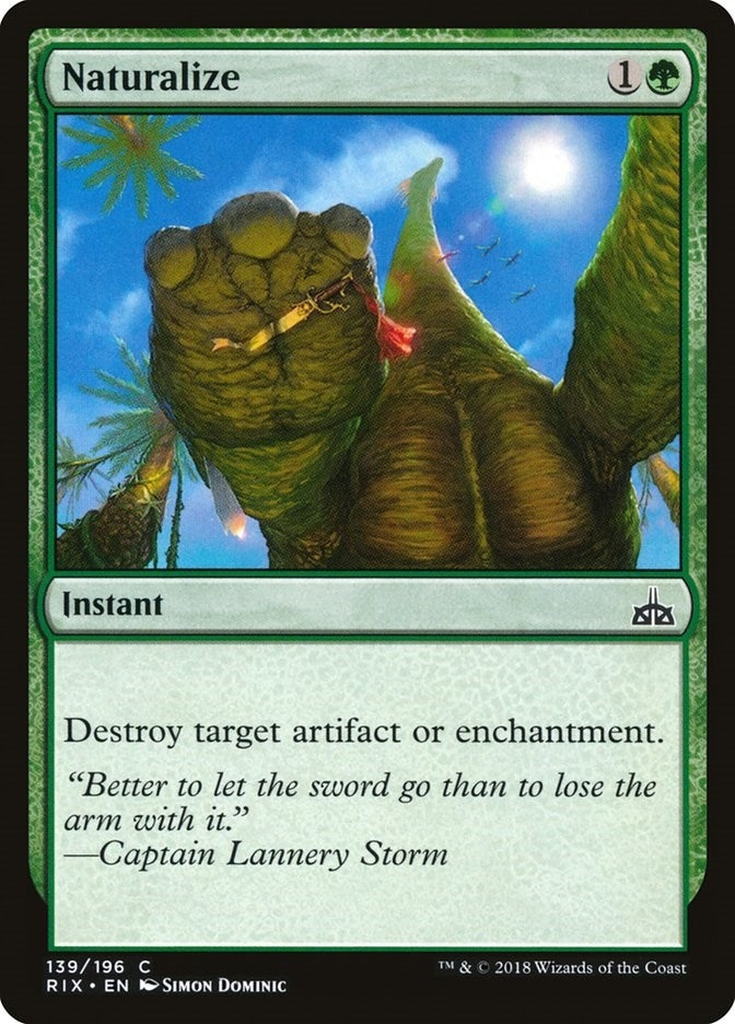 Image for Naturalize (139) (RIX) - Magic: The Gathering