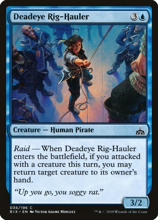 Image for Deadeye Rig-Hauler (36) (RIX) - Magic: The Gathering