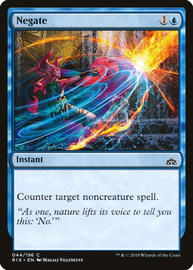 Image for Negate (44) (RIX) - Magic: The Gathering