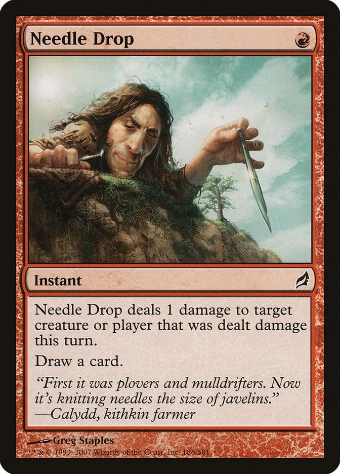 Image for Needle Drop (186) (LRW) - Magic: The Gathering
