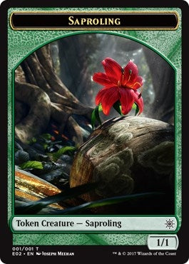 Image for Saproling // Treasure (007) Double-Sided Token (1 // 7) (E02) - Magic: The Gathering