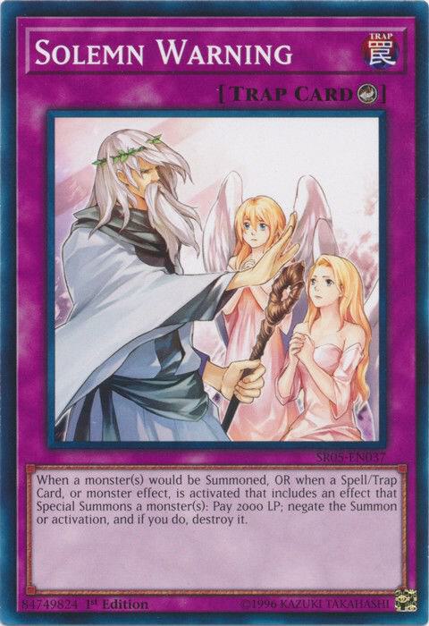 Solemn Warning (SR05-EN037) (SDWL)