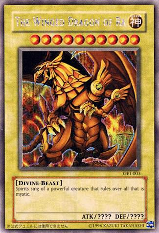 The Winged Dragon of Ra (Secret Rare) (GBI-003) (GBI)