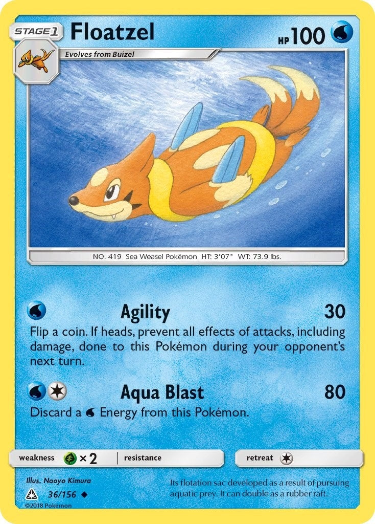Floatzel (36/156) (SM05)