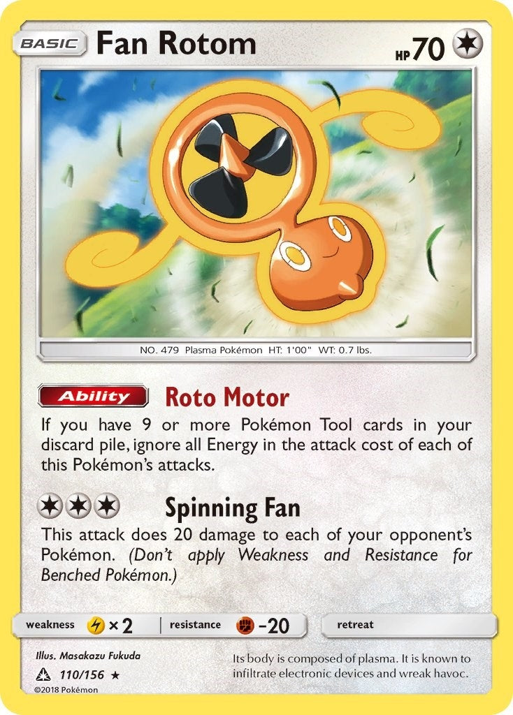 Fan Rotom (110/156) (SM05)