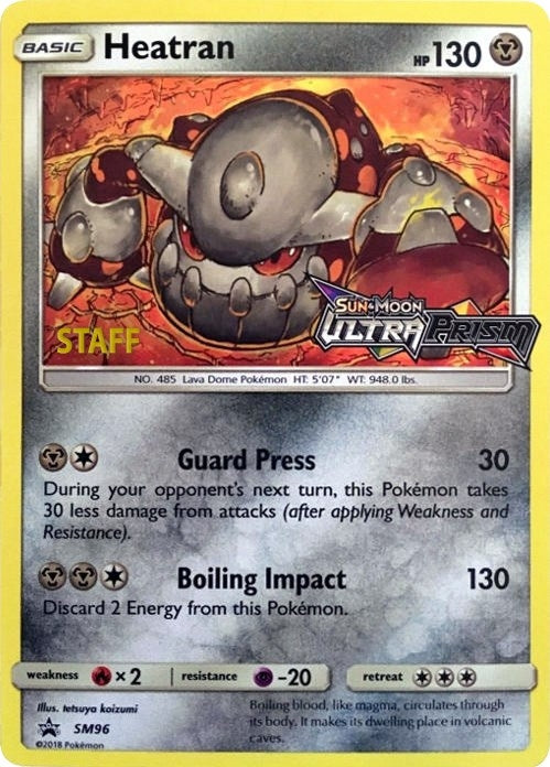 Heatran - SM96 (Prerelease) [Staff] (SM96) (SMP)