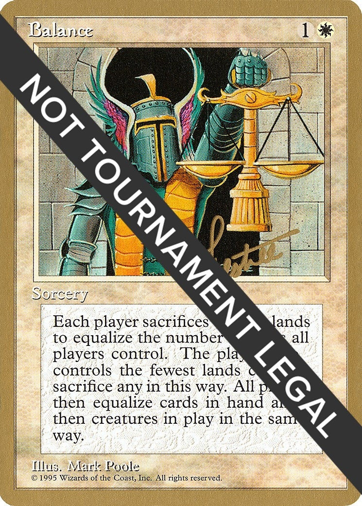 Image for Balance - 1996 Bertrand Lestree (4ED) (WCD) - Magic: The Gathering
