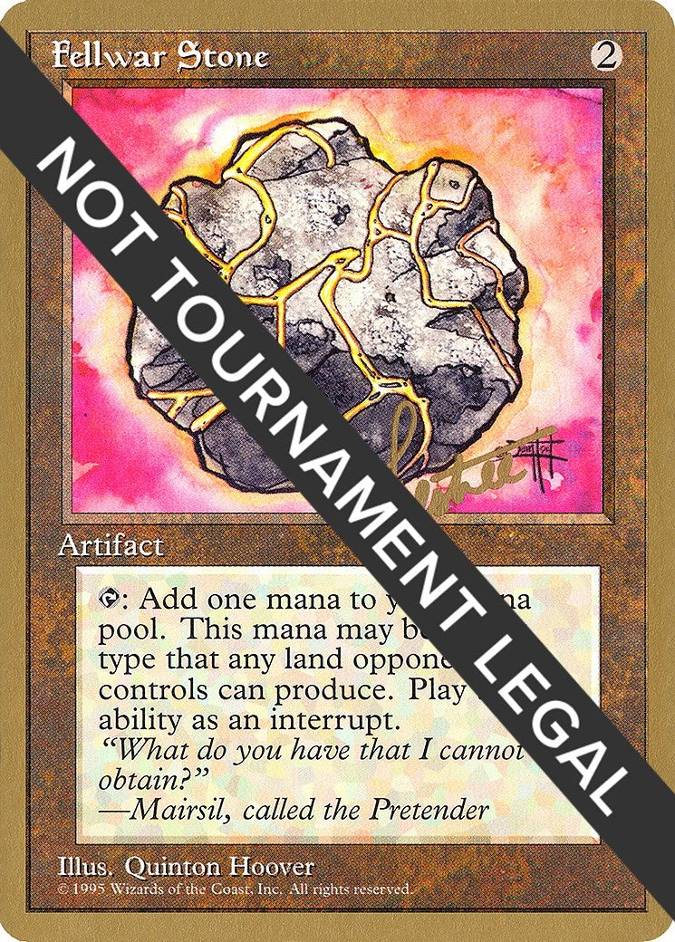 Image for Fellwar Stone - 1996 Bertrand Lestree (4ED) (WCD) - Magic: The Gathering