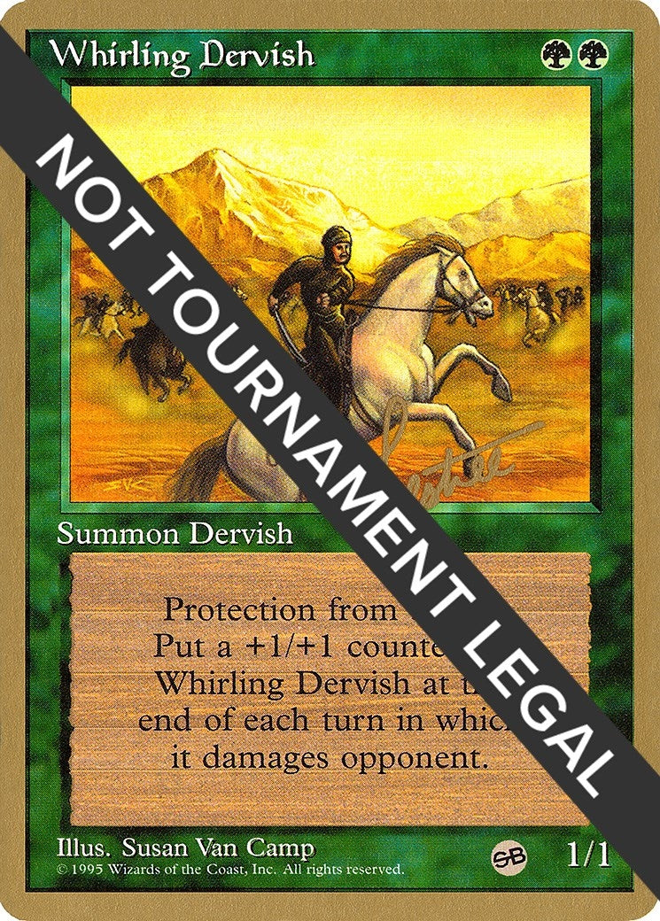 Image for Whirling Dervish - 1996 Bertrand Lestree (4ED) (SB) (WCD) - Magic: The Gathering