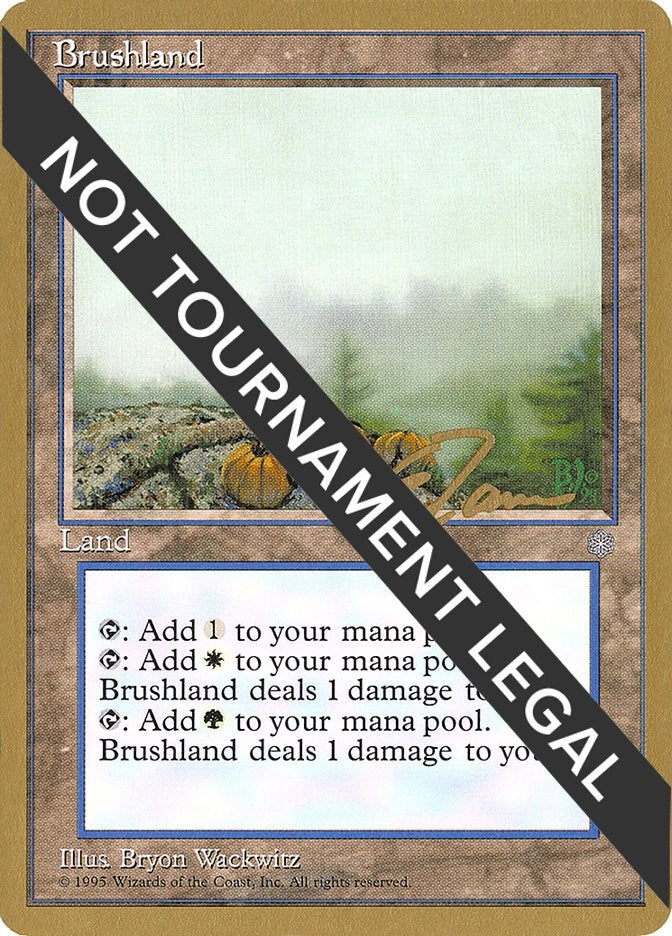 Image for Brushland - 1996 Eric Tam (ICE) (WCD) - Magic: The Gathering
