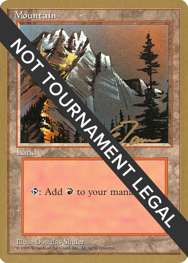 Image for Mountain (A) - 1996 Eric Tam (4ED) (WCD) - Magic: The Gathering