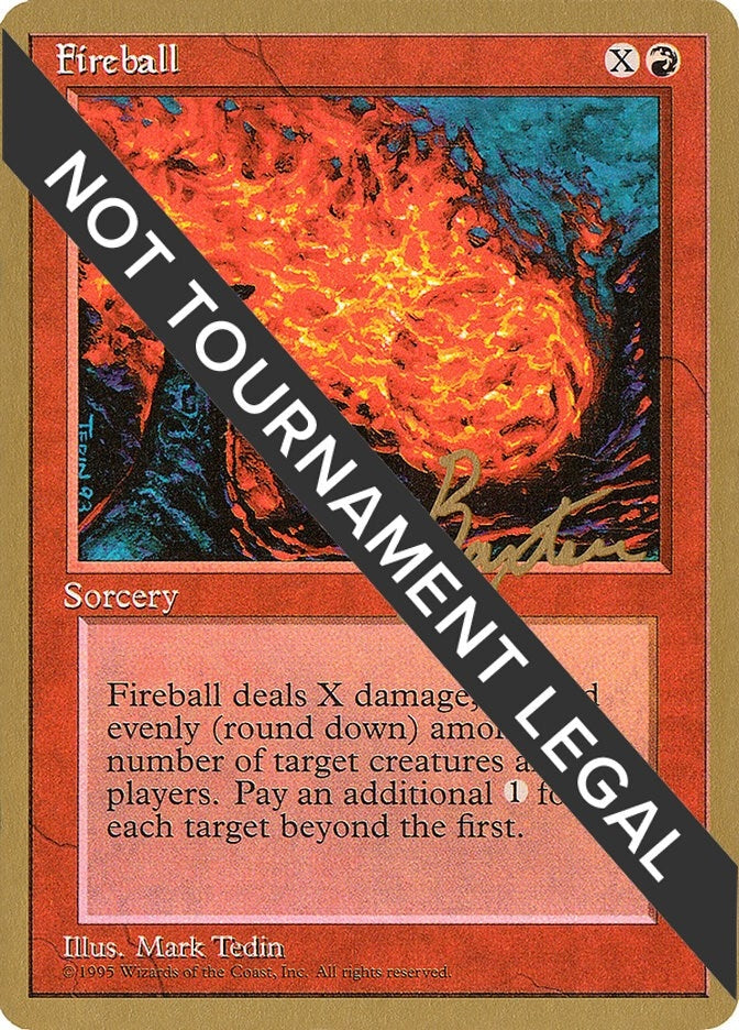 Image for Fireball - 1996 George Baxter (4ED) (WCD) - Magic: The Gathering