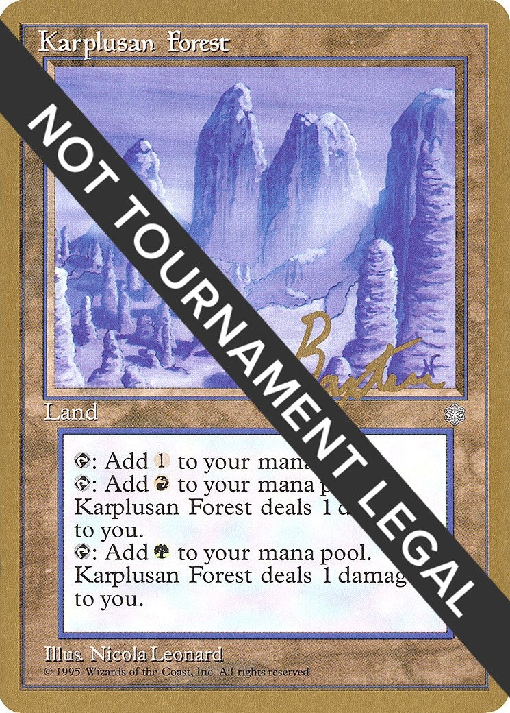 Image for Karplusan Forest - 1996 George Baxter (ICE) (WCD) - Magic: The Gathering