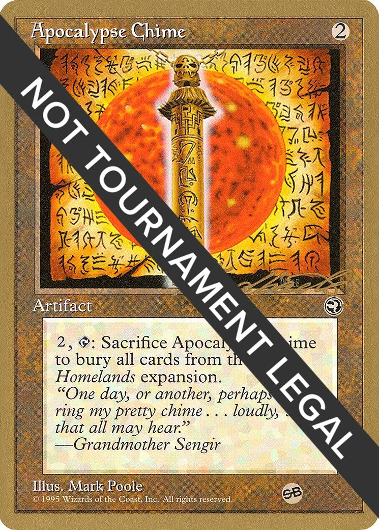 Apocalypse Chime - 1996 Leon Lindback (HML) (SB) (WCD)