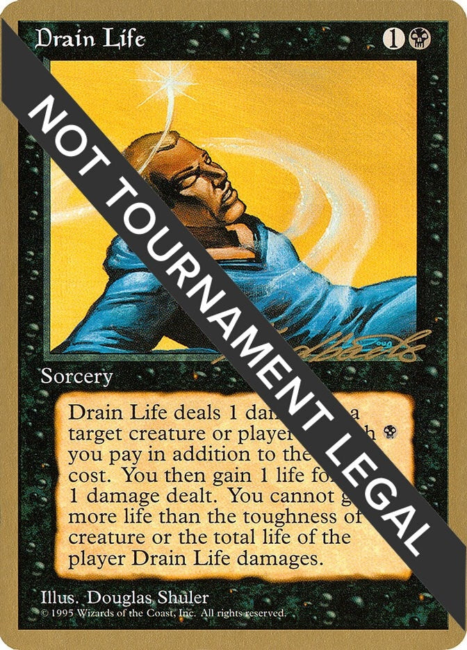 Image for Drain Life - 1996 Leon Lindback (4ED) (WCD) - Magic: The Gathering