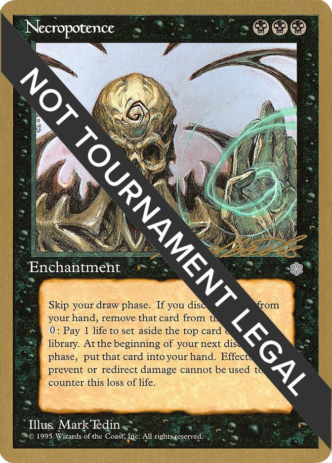 Image for Necropotence - 1996 Leon Lindback (ICE) (WCD) - Magic: The Gathering